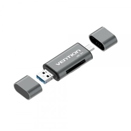 Lettore di schede esterno USB 3.0 Vention - Colore grigio