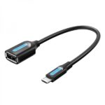 Cavo OTG USB 2.0 Micro-B maschio a USB A femmina Vention - 0