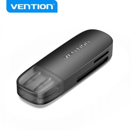 Lettore di schede esterno USB 2.0 Vention - Colore nero