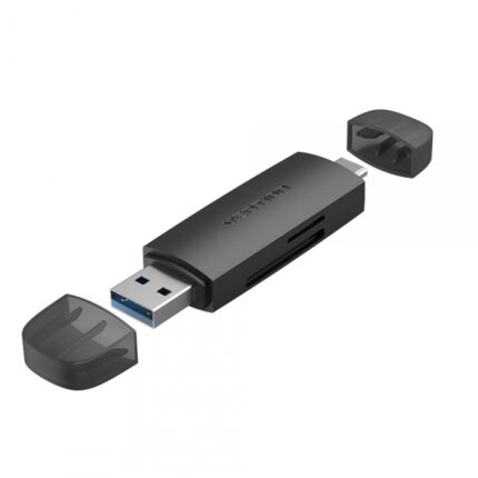 Lettore di schede esterno Vention USB 3.0 e USB-C - Colore nero