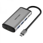 Vention Docking Station 5 in 1 USB-C a HDMI 4K/3xUSB3.0/PD100W - 0