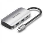 Vention HUB 5 in 1 da USB-C a 4xUSB3.0/PD100W - 0