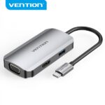 Vention Docking Station 4 in 1 da USB-C a HDMI/VGA/USB3.0/PD100W - 0