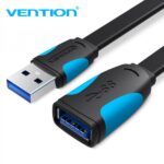 Cavo prolunga piatto Vention USB 3.0 maschio a USB femmina - 2 m - Colore nero e blu