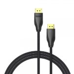 Cavo DisplayPort 1.4 maschio-maschio Vention - 1 m - Cotone intrecciato - Colore nero