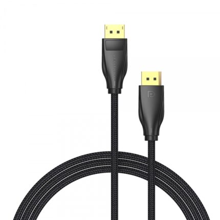 Vention Cavo DisplayPort 1.4 8K DP a DP in cotone intrecciato - 5 m - Colore nero