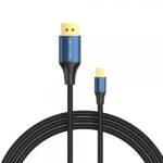 Vention Cavo convertitore DisplayPort maschio a Mini DisplayPort maschio 1.4 8K - 2 m - Colore nero e blu