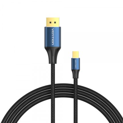 Vention Cavo convertitore DisplayPort maschio a Mini DisplayPort maschio 1.4 8K - 2 m - Colore nero e blu