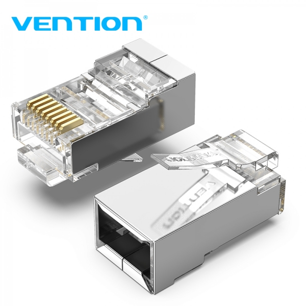 Vention Confezione da 10 connettori di rete FTP RJ45 Cat.6 Vention Confezione da 10 connettori di rete FTP RJ45 Cat.6