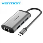 Vention Docking Station 6 in 1 USB-C a HDMI 4K/3xUSB3.0/RJ45/PD87W - 0