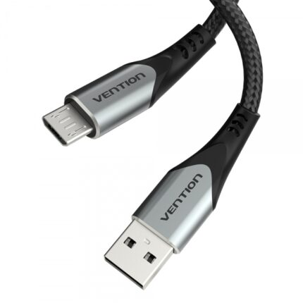 Cavo USB 2.0 maschio a MicroUSB maschio 60W 480Mbps - 1m - Colore grigio
