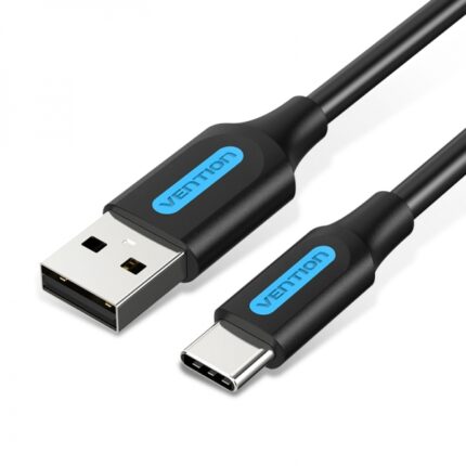 Cavo Vention da USB-A maschio a USB-C maschio 3A 60W 480Mbps - 1m - Colore nero