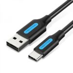 Cavo Vention da USB-A maschio a USB-C maschio 3A 60W 480Mbps - 2m - Colore nero