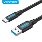 Cavo Vention USB-A 3.0 maschio a USB-C maschio - 3A - 60W - 5Gbps - 2m - Colore nero