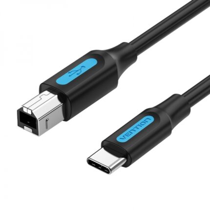 Cavo stampante Vention USB-C 2.0 a B - 2 m 2 A - Colore nero
