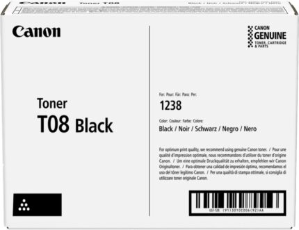 Canon T08 Nero Cartuccia toner originale - 3010C006