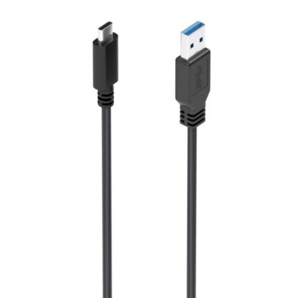 Cavo USB 3.1 Gen2 10Gbps Aisens - Connettore da USB-C a USB-A - Carica fino a 3A - Trasferimento 10Gbps - Compatibile con Thunderbolt 3 - Colore nero