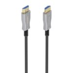 Cavo HDMI V2.0 AOC Premium ad alta velocità con Ethernet Aisens - Connettori di tipo A maschio - Fibra ottica e rame - Schermatura in oro 24K - Larghezza di banda 18Gbps - 10 metri - Supporta 4K@60Hz e HDR10 - Compatibile con ARC e 3D