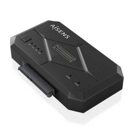 Aisens Docking Station Clonatore di dischi rigidi - Facile da installare - Compatibile con SATA e M.2 NVME - Plug and Play - USB 3.0 - LED indicatori - Alta velocità di trasferimento - Supporta Uasp
