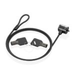 Cavo di sicurezza in acciaio con serratura a chiave Aisens - Compatibile con Kensington Lock - per computer