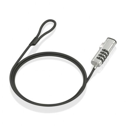 Cavo di sicurezza Aisens Nano con combinazione - Acciaio rivestito in vinile - Compatibile con slot Nano 2