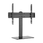 Aisens Eco Supporto da tavolo girevole per monitor/TV - Stile da tavolo - Acciaio ad alta resistenza - Facile installazione e regolazione - Vesa massimo 600x400mm - Carico massimo 40Kg - Sistema passacavi - Colore nero