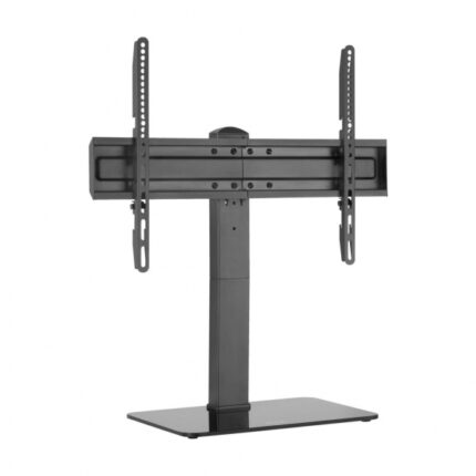 Aisens Eco Supporto da tavolo girevole per monitor/TV - Stile da tavolo - Acciaio ad alta resistenza - Facile installazione e regolazione - Vesa massimo 600x400mm - Carico massimo 40Kg - Sistema passacavi - Colore nero