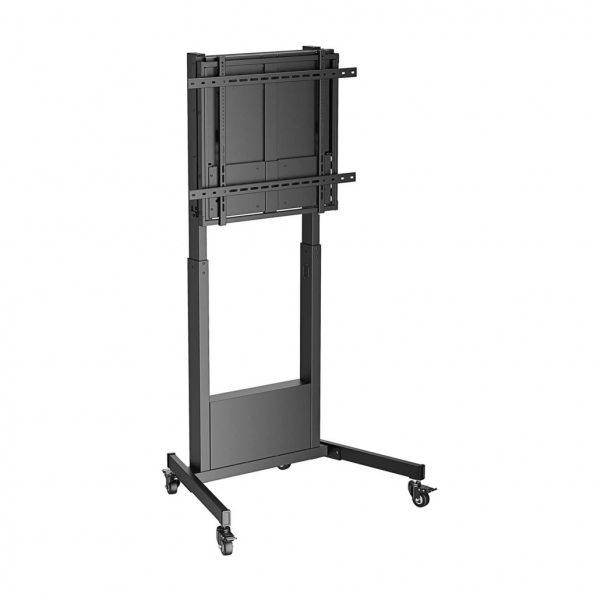 Aisens Supporto da pavimento con contrappeso e ruote per monitor/TV da 60"-100" - Acciaio ad alta resistenza - Regolazione dell'altezza senza sforzo - Carico massimo 90 kg - Colore nero Aisens Supporto da pavimento con contrappeso e ruote per monitor/TV da 60"-100" - Acciaio ad alta resistenza - Regolazione dell'altezza senza sforzo - Carico massimo 90 kg - Colore nero
