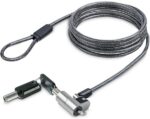 Cavo di sicurezza L-Link Nano con lucchetto - Acciaio rivestito in vinile - Compatibile con slot Nano - Lucchetto con chiave