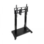 Tooq Uros Supporto da pavimento con ruote elettriche per schermi da 52-84" - Regolazione elettrica dell'altezza e dell'inclinazione - Peso massimo 100 kg - VESA massimo 600x500 - Colore nero