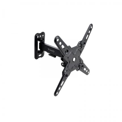 Tooq Supporto a parete con braccio per schermi da 13"-43" - Girevole e inclinabile - Gestione dei cavi - Peso max 20 kg - VESA max. 200x200 mm - Colore nero