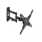 Tooq Supporto a parete con braccio articolato per schermi da 13"-43" - Girevole e inclinabile - Gestione dei cavi - Peso max 20 kg - VESA max. 200x200 mm - Colore nero