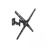 Tooq Supporto a parete con braccio articolato per schermi da 13"-55" - Girevole e inclinabile - Gestione dei cavi - Peso max 25 kg - VESA max. 400x400 mm - Colore nero