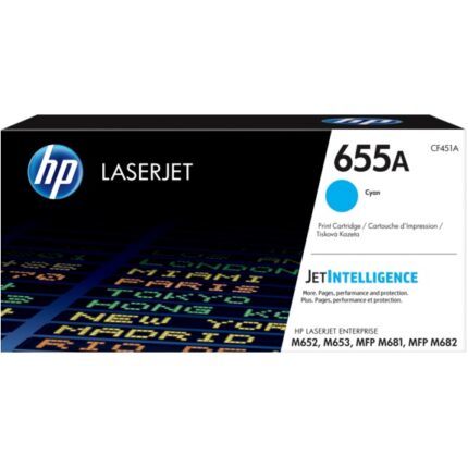 Cartuccia toner originale HP CF451A ciano - 655A