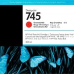 HP F9K06A Rosso cromatico Cartuccia d'inchiostro originale - 745
