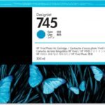 HP F9K03A Ciano Cartuccia d'inchiostro originale - 745