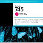 HP F9K01A Magenta Cartuccia d'inchiostro originale - 745