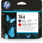 HP F9J88A Nero opaco e rosso Testina di stampa originale - 744