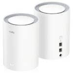 Cudy AX3000 Confezione da 2 sistemi WiFi 6 Mesh AX3000 2.5G Dual Band - Supporta larghezza di banda 20/40/80/160MHz - 1x porta LAN 10/100/1000Mbps