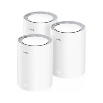 Cudy AX3000 Confezione da 3 sistemi WiFi 6 Mesh AX3000 2.5G Dual Band - Supporta larghezza di banda 20/40/80/160MHz - 1 porta LAN 10/100/1000Mbps