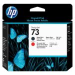 HP CD949A Nero opaco e rosso cromatico Testina di stampa originale - 73