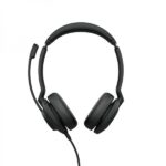 Jabra Evolve 2 30 Cuffie con microfono USB-C - Cancellazione del rumore - Archetto regolabile - Comandi sulle cuffie - Colore nero