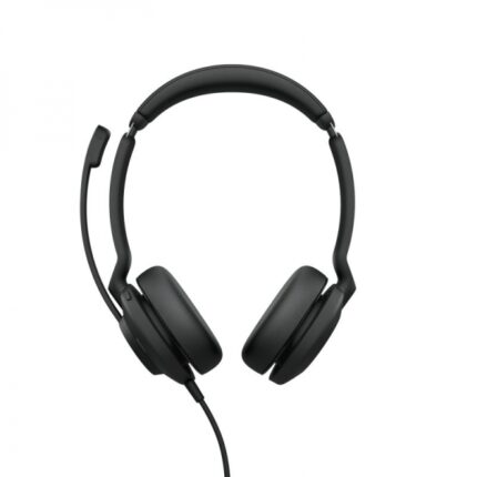 Jabra Evolve 2 30 Cuffie con microfono USB-C - Cancellazione del rumore - Archetto regolabile - Comandi sulle cuffie - Colore nero
