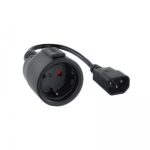 Nanocable Cavo adattatore di corrente per UPS C14/M a CEE7/H 16A 0