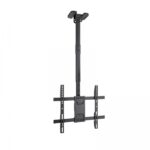 Tooq Supporto a soffitto per schermi da 32-75" - Angolo di rotazione 180º - Inclinabile - Gestione dei cavi - Peso max. 60 kg - VESA max. 400x400 mm - Colore nero