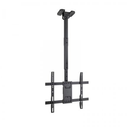 Tooq Supporto a soffitto per schermi da 32-75" - Angolo di rotazione 180º - Inclinabile - Gestione dei cavi - Peso max. 60 kg - VESA max. 400x400 mm - Colore nero