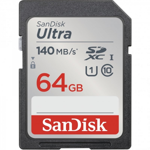 SanDisk Ultra SDXC 64 GB UHS-I Classe 10 SanDisk Ultra SDXC 64 GB UHS-I Classe 10