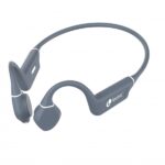 Leotec Kuri Auricolari sportivi a conduzione ossea Bluetooth 5.4 - Autonomia fino a 12 ore - Batteria da 180 mAh - Resistenza IPX5 - Colore grigio