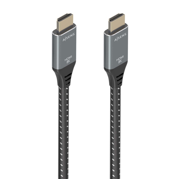 Cavo HDMI V2.1 Ultra High Speed / HEC 8K@60Hz 48Gbps - A/M-A/M - 5m - Colore grigio Cavo HDMI V2.1 Ultra High Speed / HEC 8K@60Hz 48Gbps - A/M-A/M - 5m - Colore grigio