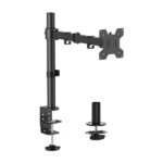 Aisens Supporto da tavolo ecologico girevole e inclinabile per monitor/TV 10 kg (3 perni - 1 braccio) da 17-32" - Colore nero